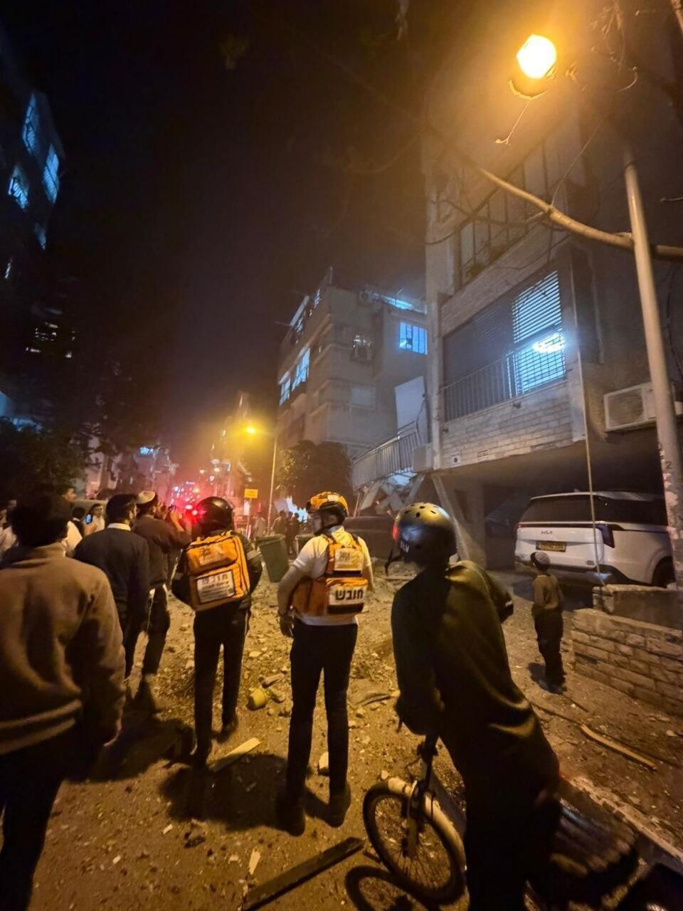 פגיעה במבנה בבני ברק