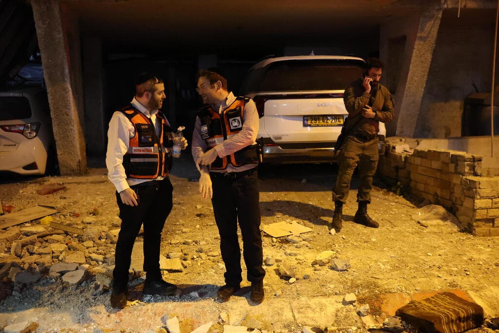 פגיעה במבנה בבני ברק