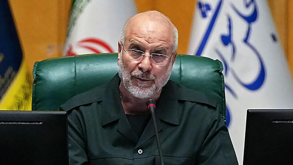 יו"ר הפרלמנט האיראני מוחמד באקר קאליבאף 