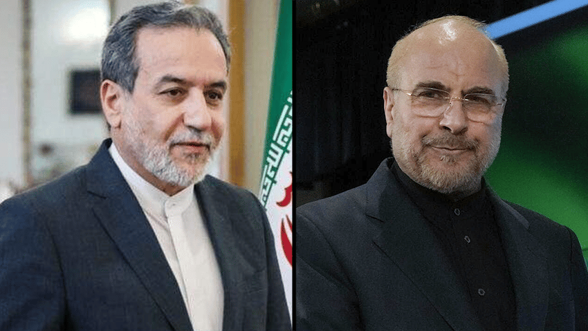 דיווח: מוחמד באקר קליבאף ועבאס עראקצ'י הוסרו זמנית מרשימת "יעדי החיסול" (צילום: AP / Vahid Salemi) מוחמד באקר קליבאף ועבאס עראקצ'י