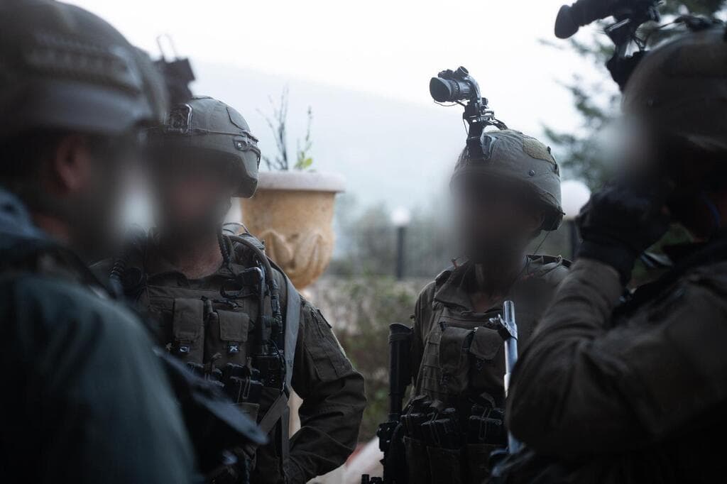 צילום: דובר צה"ל פעילות חטיבת גולני בדרום לבנון