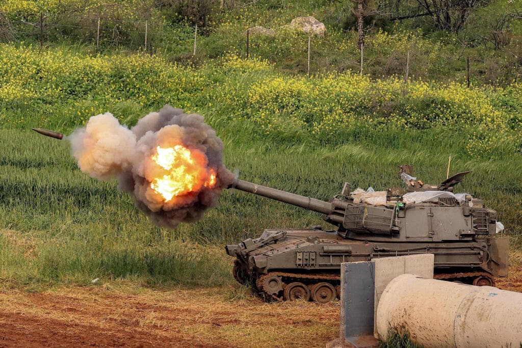 כוחות צה"ל בגבול לבנון (צילום: Jack GUEZ / AFP) כוחות צה"ל בגבול לבנון