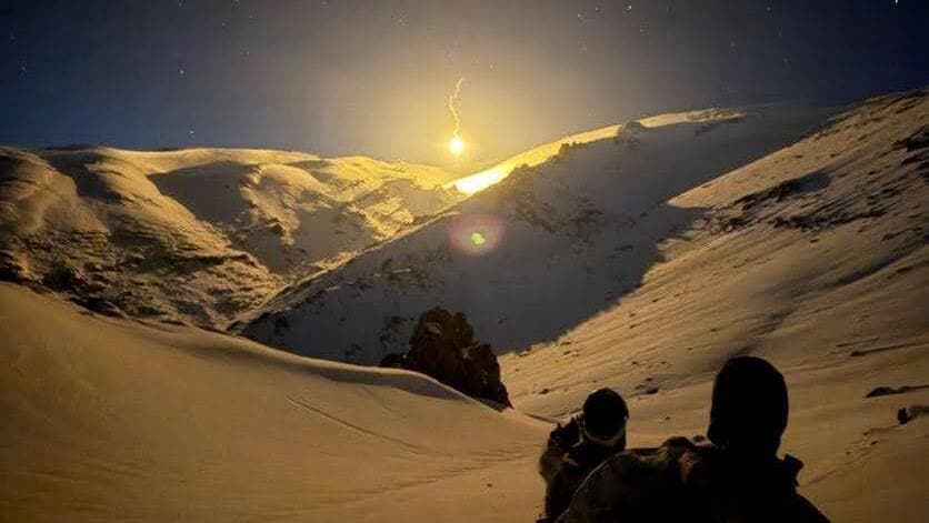  כוחות יחידת האלפינסטים בפעילות חוצה גבול מהחרמון הסורי לדרום לבנון