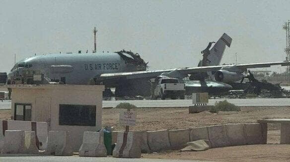 מטוס E-3 סנטרי ארה"ב הושמד בתקיפה איראנית בסעודיה בבסיס פרינס הנסיך סולטן