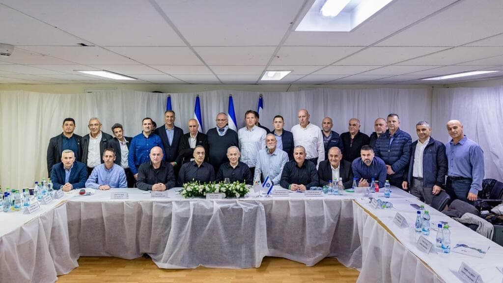 ראש הממשלה בנימין נתניהו עם ראשי ערי הצפון