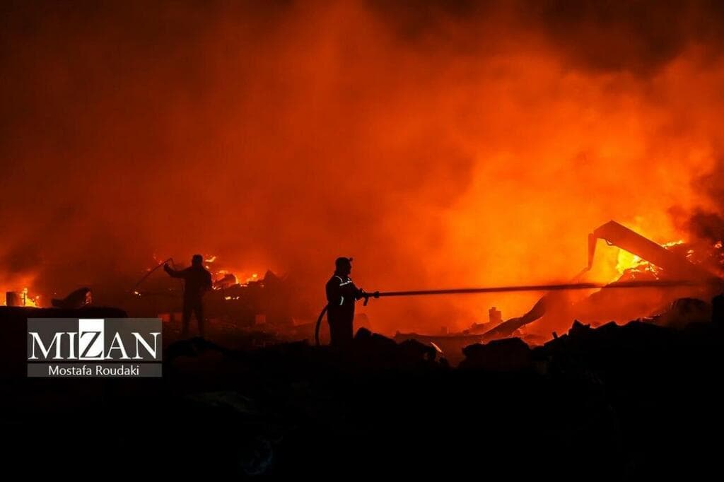 מפעל שהותקף בדרום טהרן