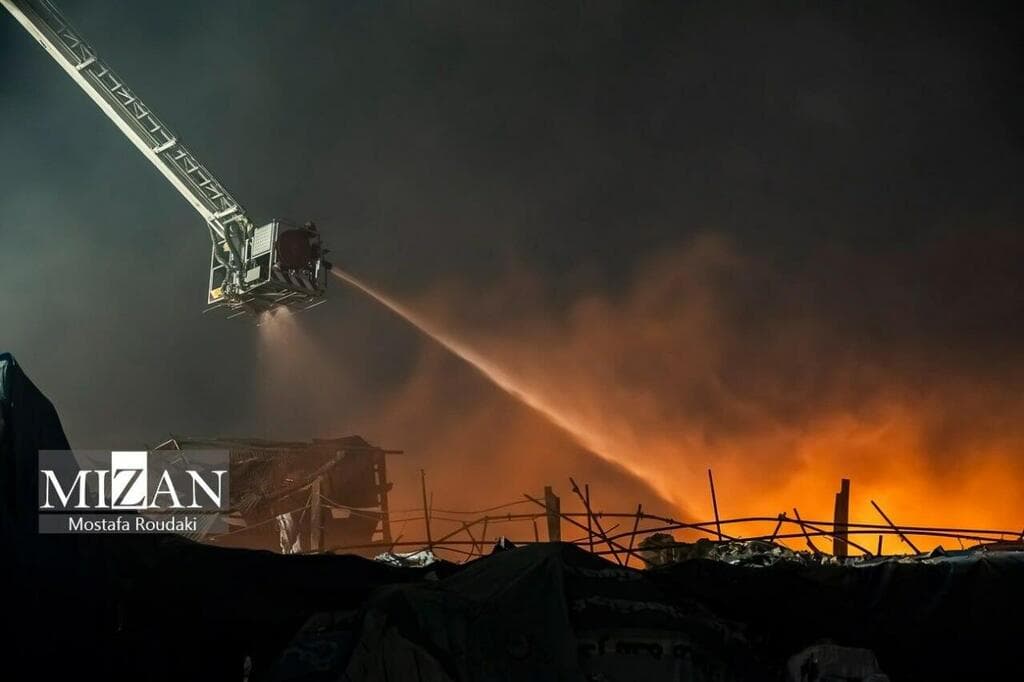 מפעל שהותקף בדרום טהרן