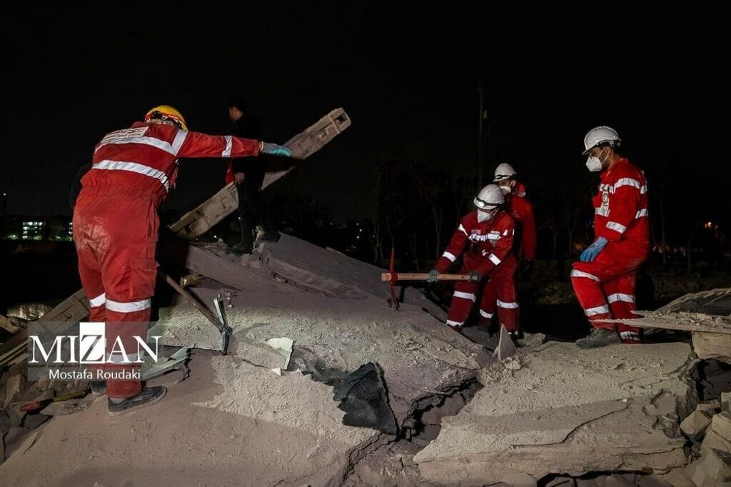 מפעל שהותקף בדרום טהרן