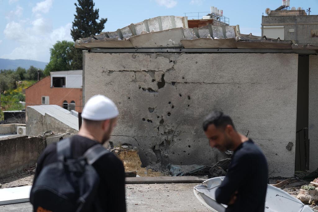 צילום: AP Photo/Ariel Schalit ההרס שפרעם