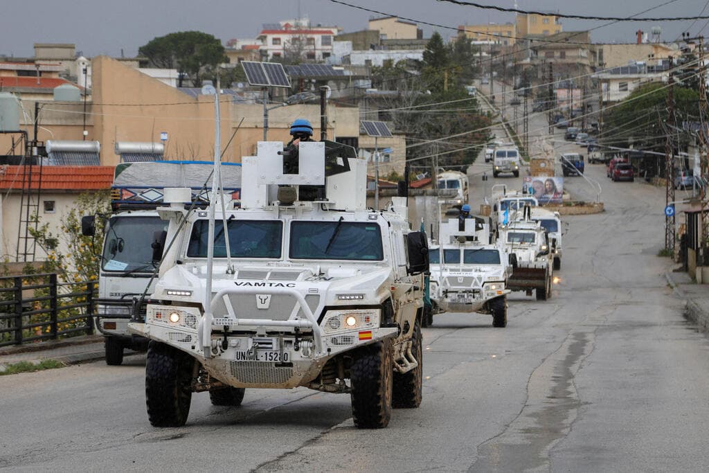כוחות יוניפי"ל בדרום לבנון (צילום: REUTERS/Karamallah Daher) כוחות יוניפי"ל בדרום לבנון