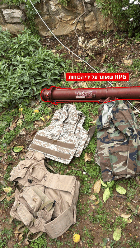  אמצעי לחימה שאותרו על ידי אוגדה 36 בדרום לבנון
