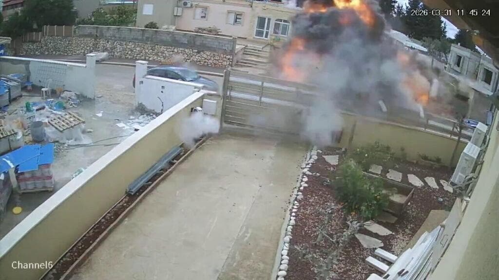 צילום: יואל בטיטו רגע הפגיעה באביבים