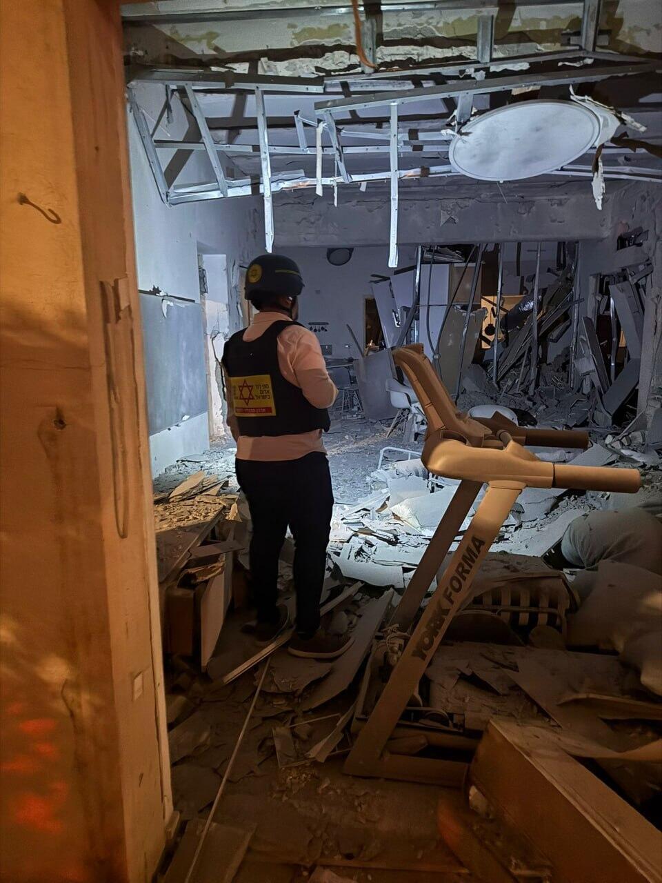 זירת הנפילה ברמת גן 