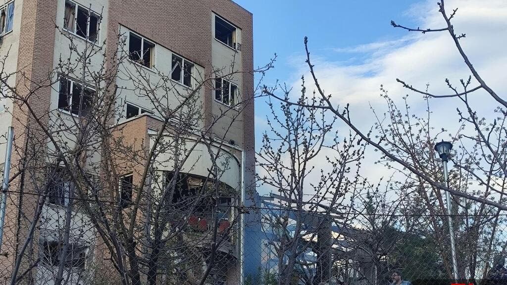 נזקי התקיפות באוניברסיטת שהיד בהשתי