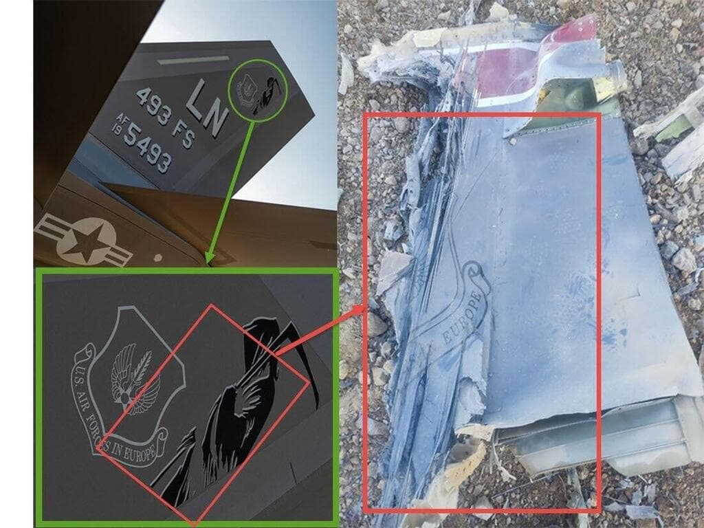 הטלוויזיה האיראנית הציגה לכאורה התרסקות מטוס F-35