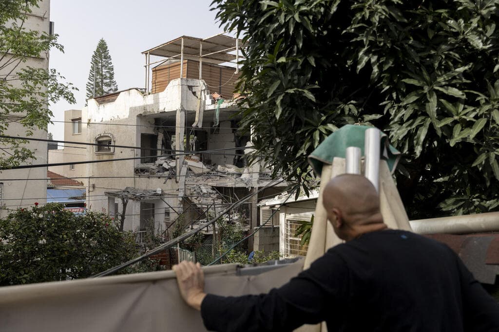 הנזקים ברמת גן (צילום: Amir Levy/Getty Images) הנזקים ברמת גן