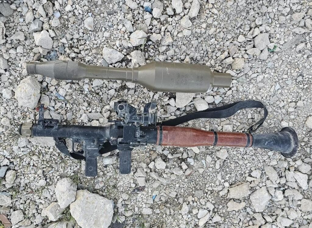 צילום: דובר צה"ל אמצעי הלחימה שאותרו