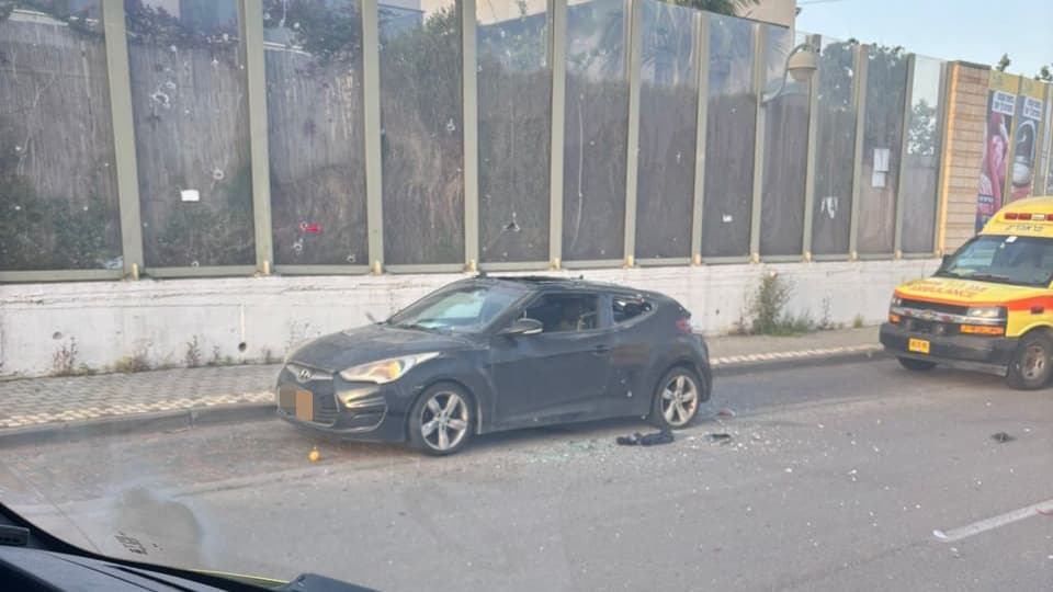 הרכב שבו נפצעה האישה