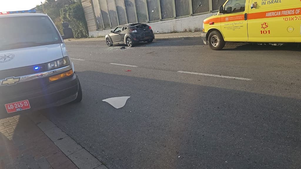 הרכב שבו נפצעה האישה