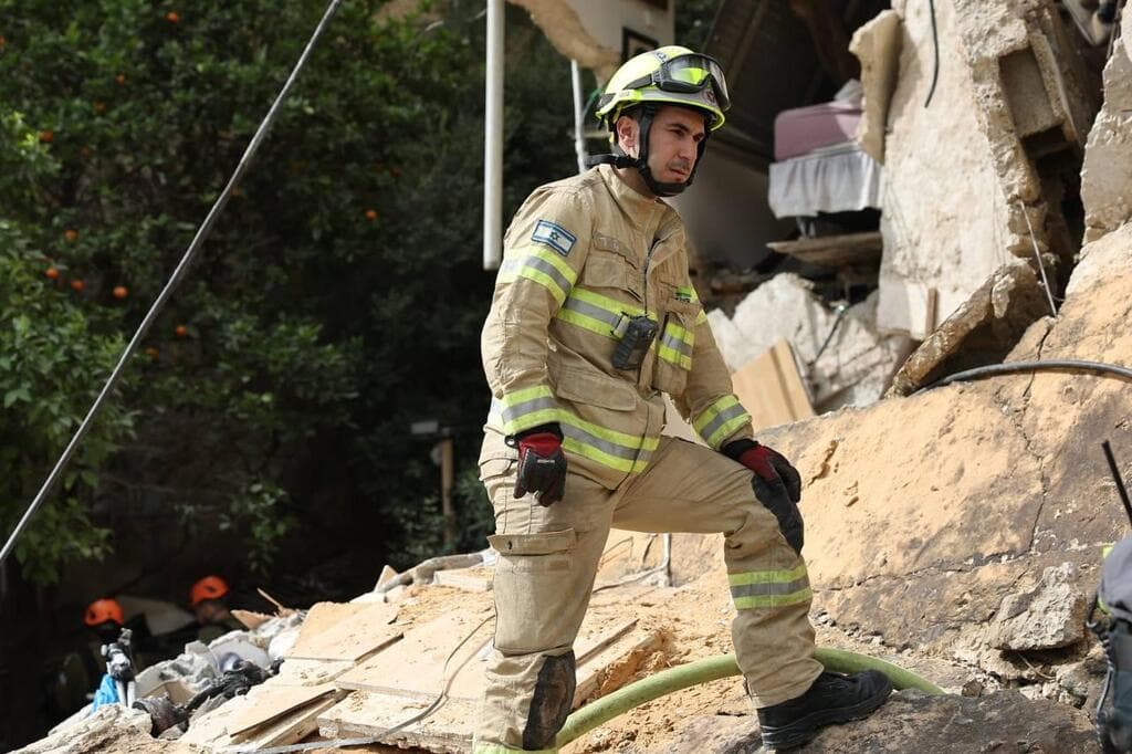 חיפוש אחר נעדרים בזירה בחיפה