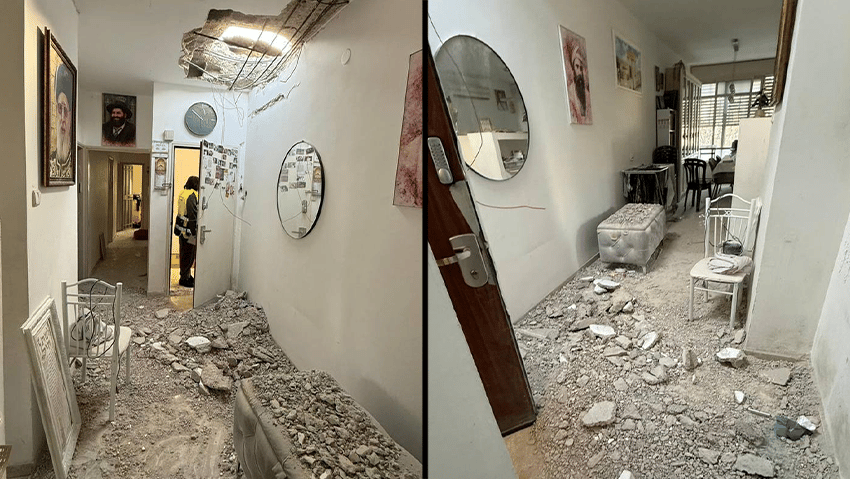 זירת הנפילה בחיפה