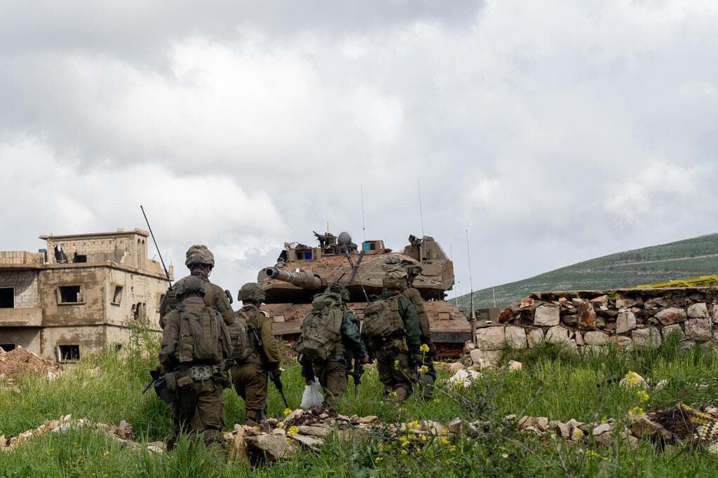 חטיבת גולני בפעילות בדרום לבנון (צילום: דובר צה"ל) חטיבת גולני בפעילות בדרום לבנון