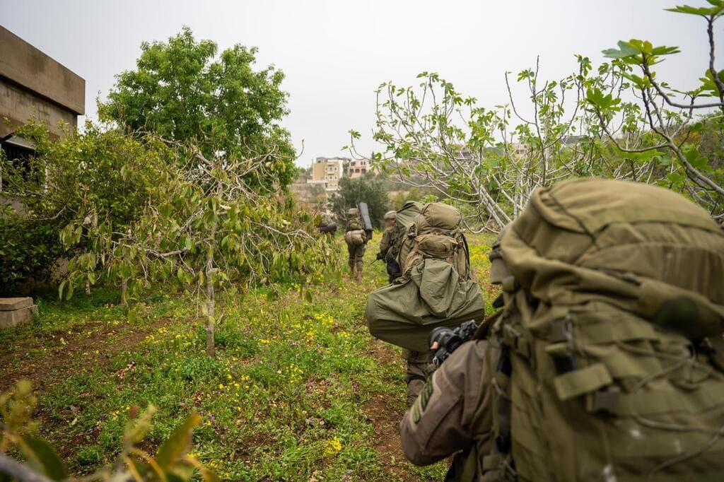 פעילות כוחות אוגדה 162 בדרום לבנון