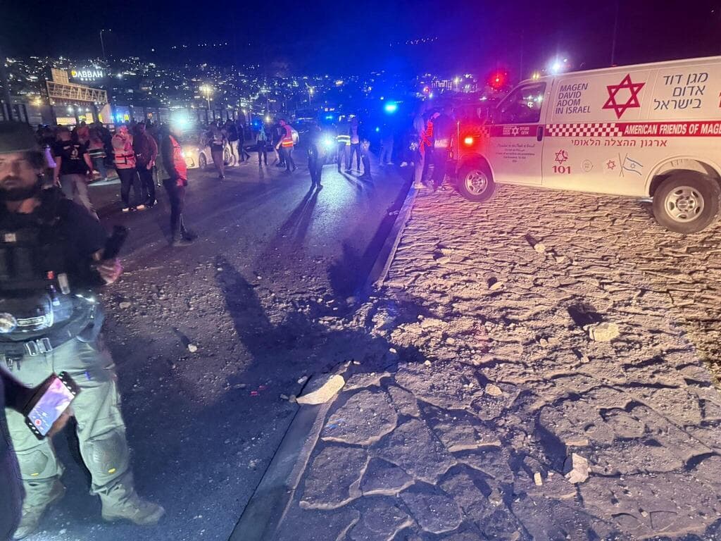 זירת הנפילה באזור כרמיאל