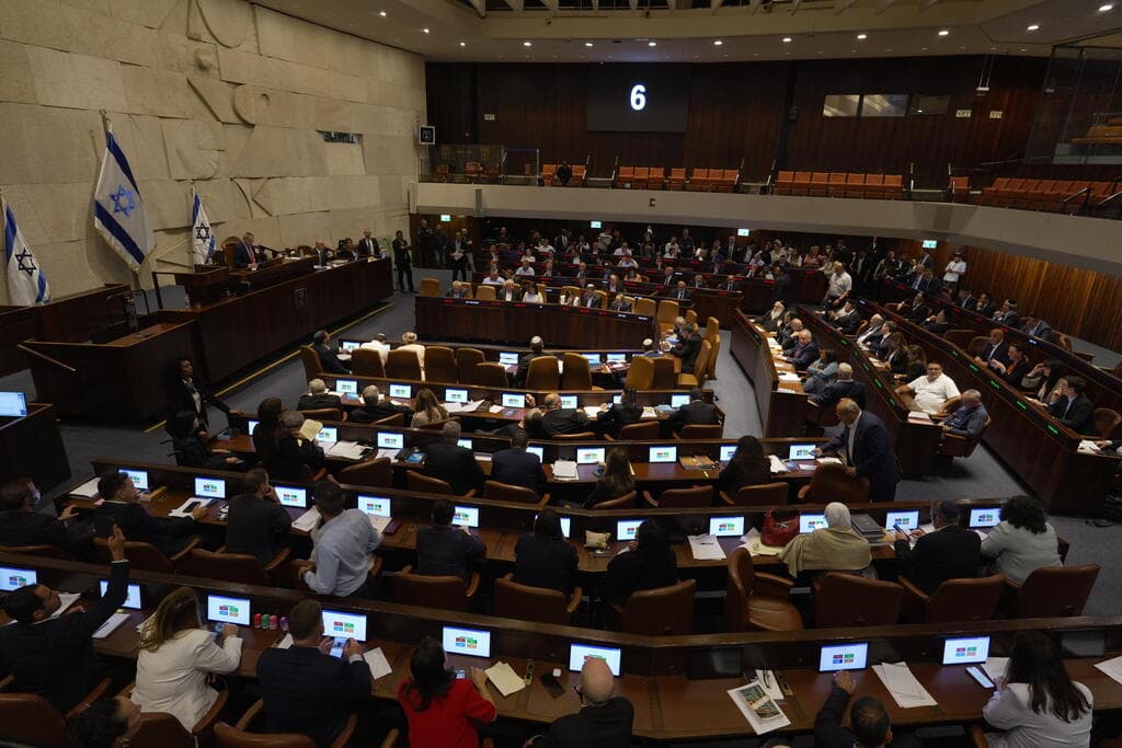 מליאת הכנסת (צילום: אלכס גמבורג) מליאת הכנסת