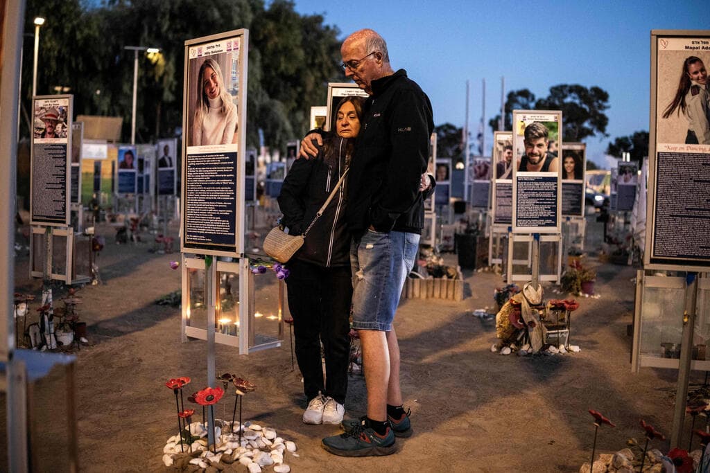 צילום: John Wessels / AFP שלוש שנים לטבח ה-7 באוקטובר. מתחם פסטיבל הנובה