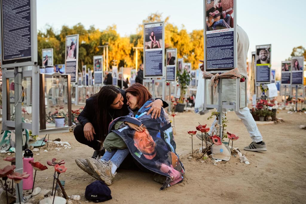 צילום: AP Photo/Ohad Zwigenberg שלוש שנים לטבח ה-7 באוקטובר. מתחם פסטיבל הנובה