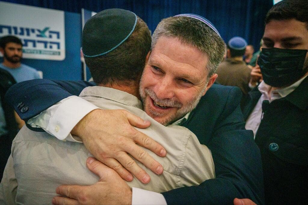 צילום: שלו שלום בצלאל סמוטריץ' לאחר תוצאות המדגם