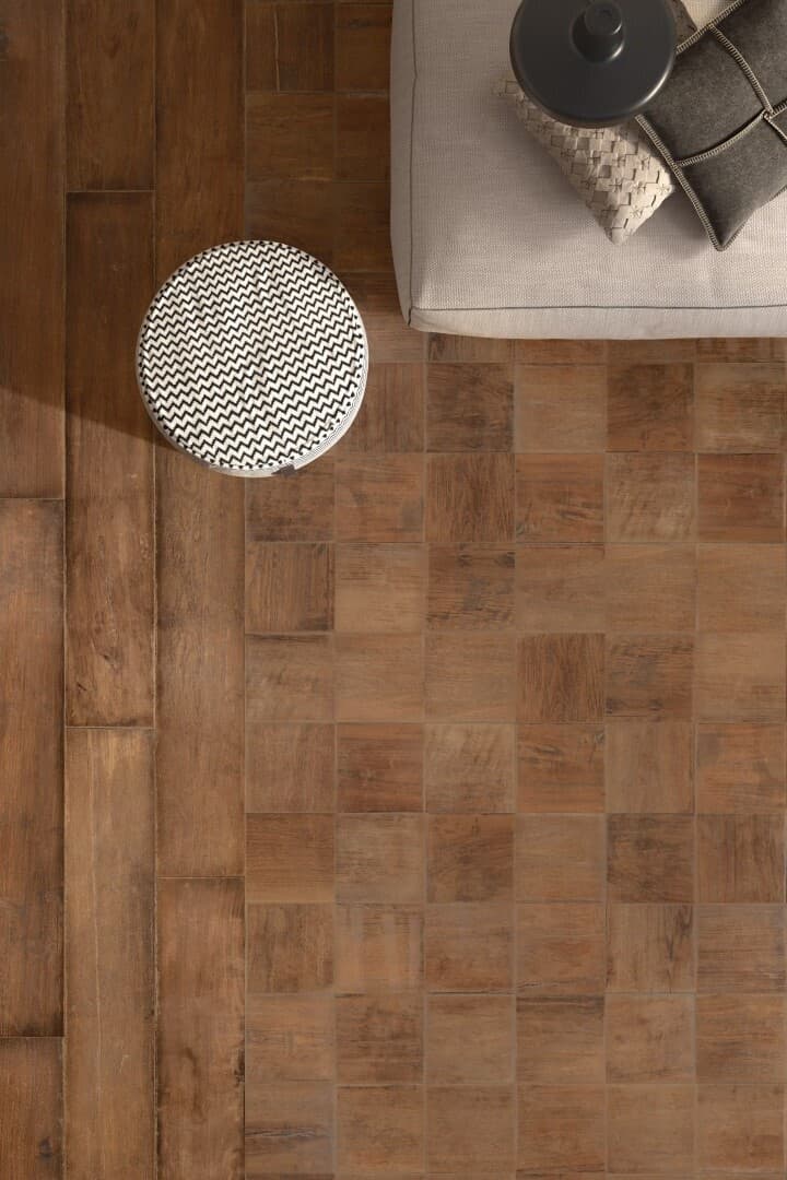 ריצוף גרניט פורצלן במראה של עץ