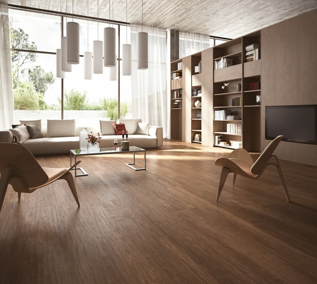 ריצוף גרניט פורצלן במראה של עץ