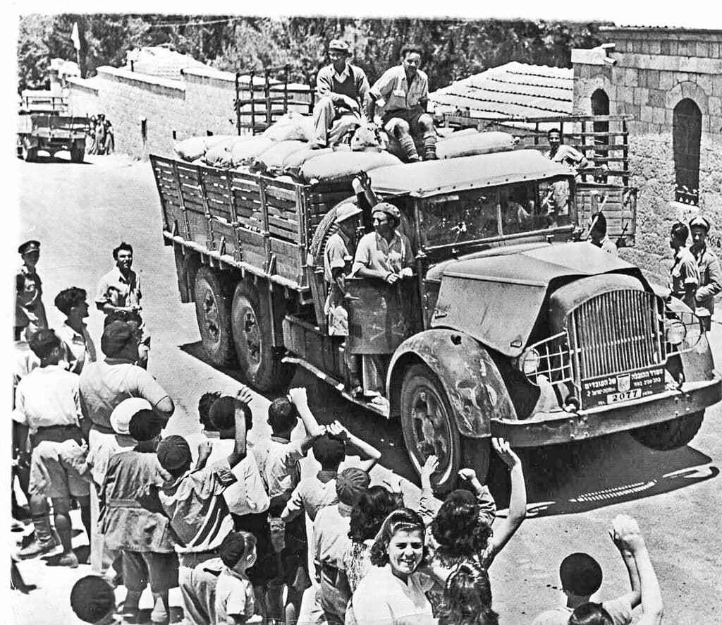 שיירות פלמ"ח בדרך לירושלים, 1948
