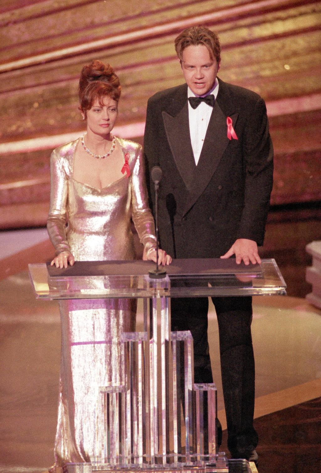 סוזן סרנדון וטים רובינס בטקס האוסקר, 1993