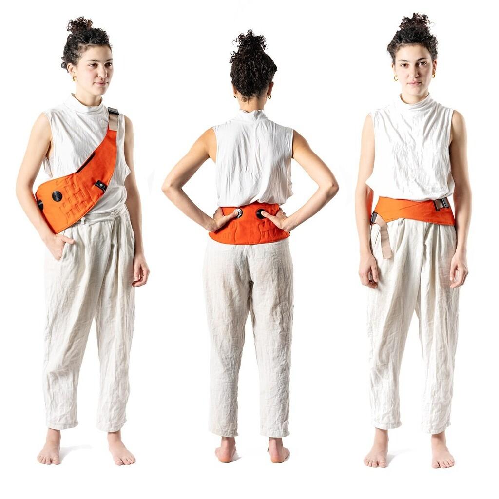 בין מכשיר רפואי לפריט אופנה. פרויקט הגמר של רייצ'ל ברנשטיין (צילום: רייצ'ל ברנשטיין) אמברייס רייצ'ל ברנשטיין