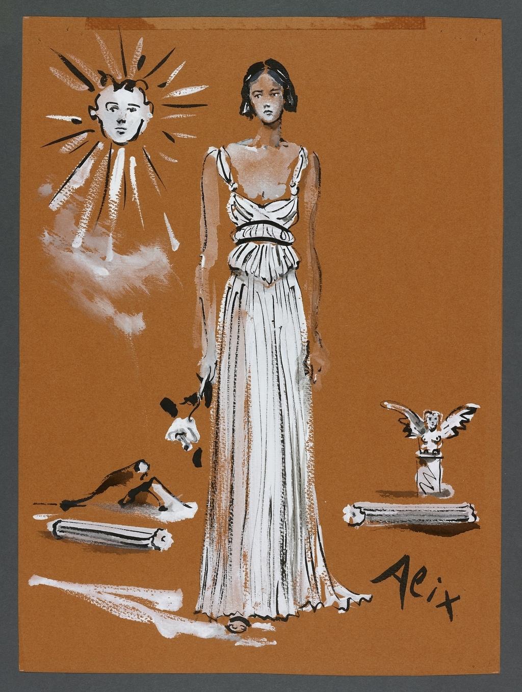 Alix dress, Vogue Paris October 1938
