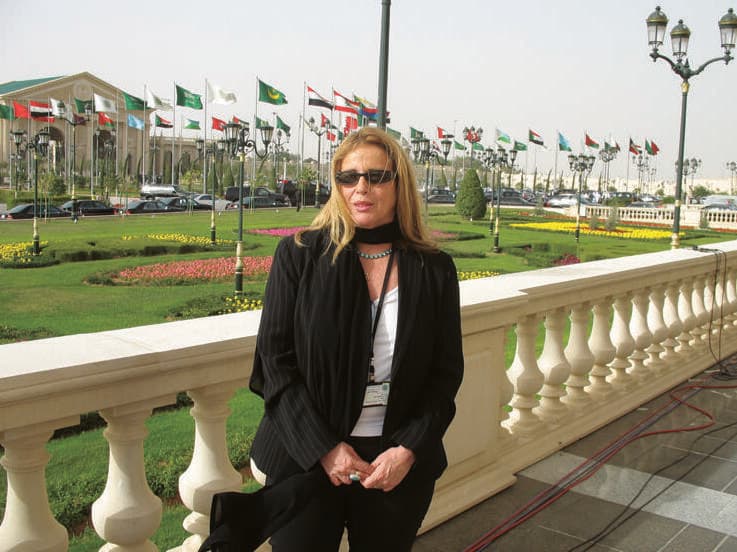 אורלי אזולאי בארמון המלך בסעודיה