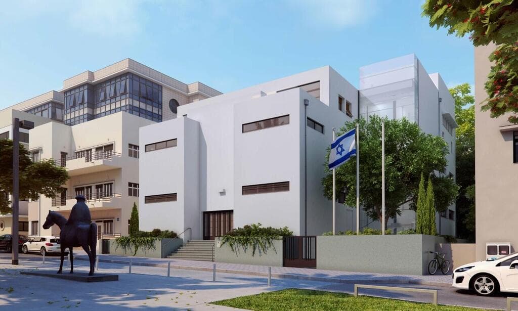 בית העצמאות. הדמיית הפרויקט הסופי