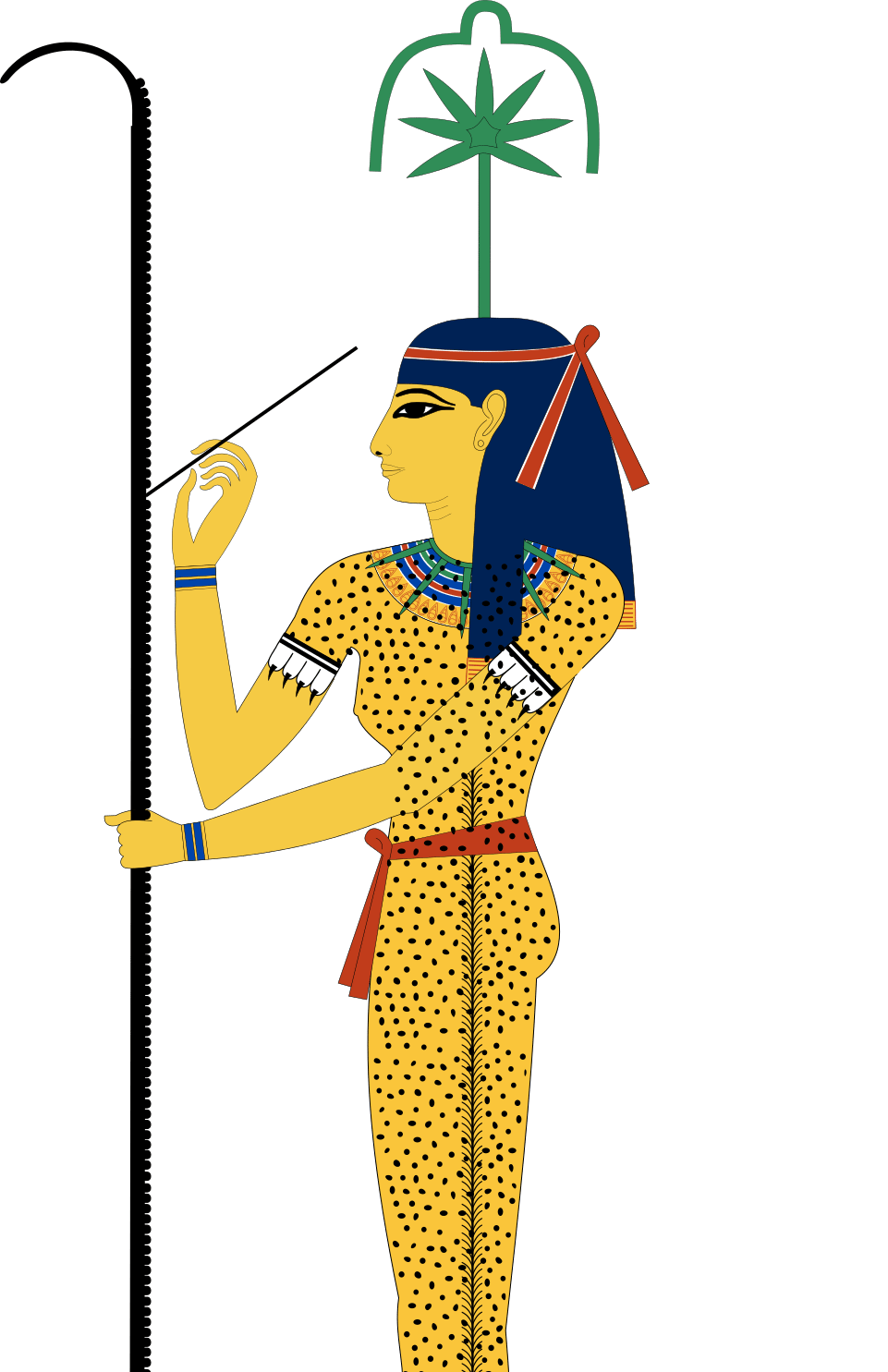 בגדים מנומרים במצרים העתיקה
