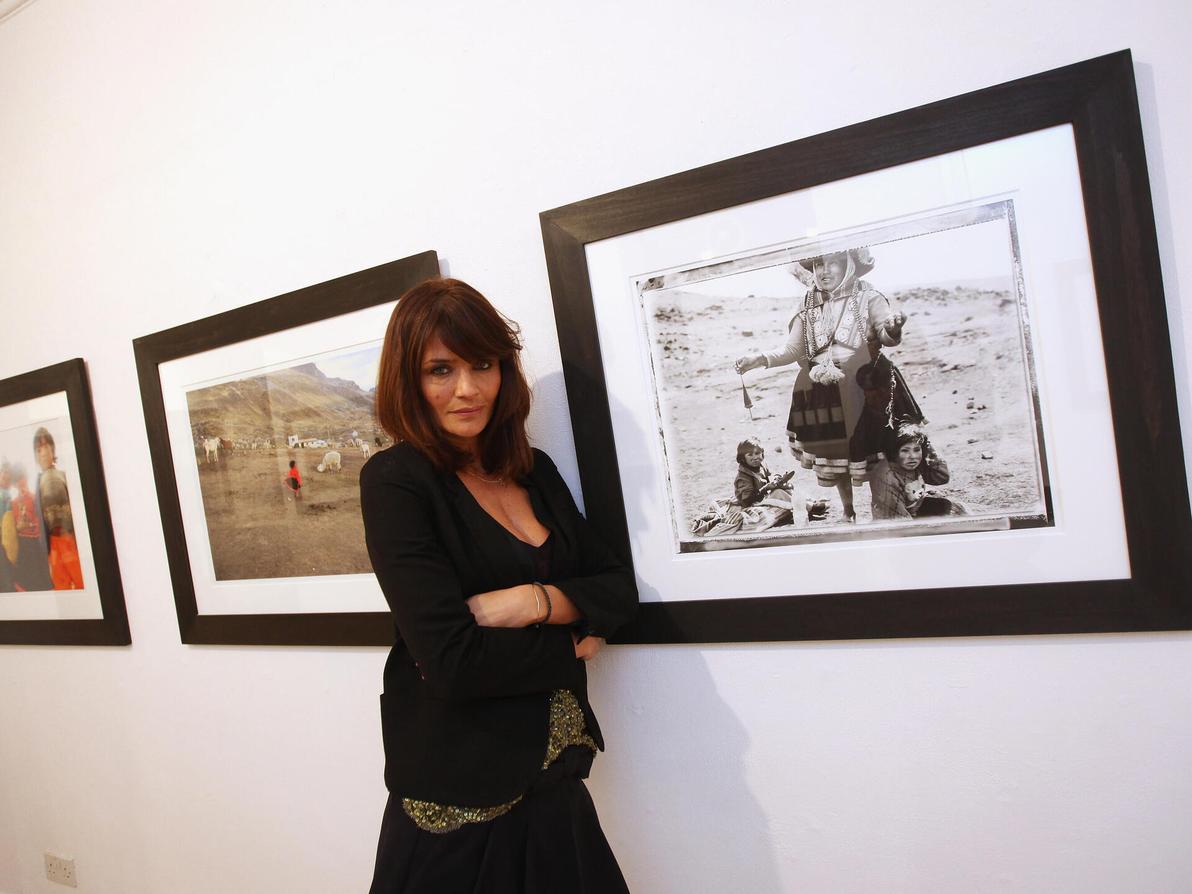 הלנה כריסטנסן בתערוכת צילומים שלה, 2009
