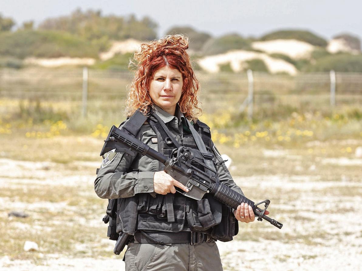  רפ"ק שפרה בוכריס, מפקדת  יחידת הסיירות במג"ב דרום