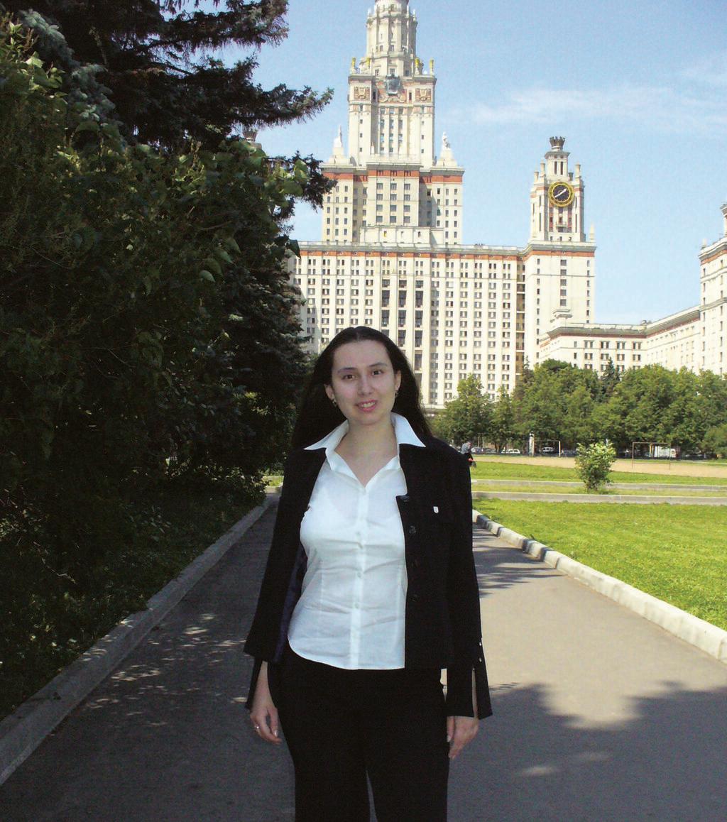 מרים קריכלי באוניברסיטת מוסקבה