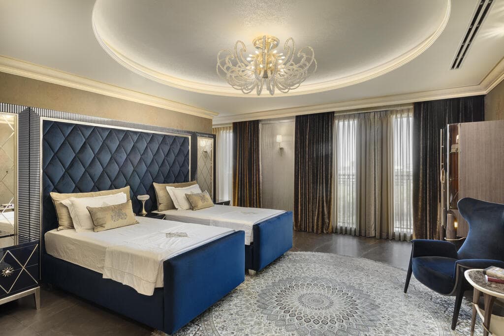 חדר שינה עם מיטה יהודית, עיצוב: שרי גורשטיין