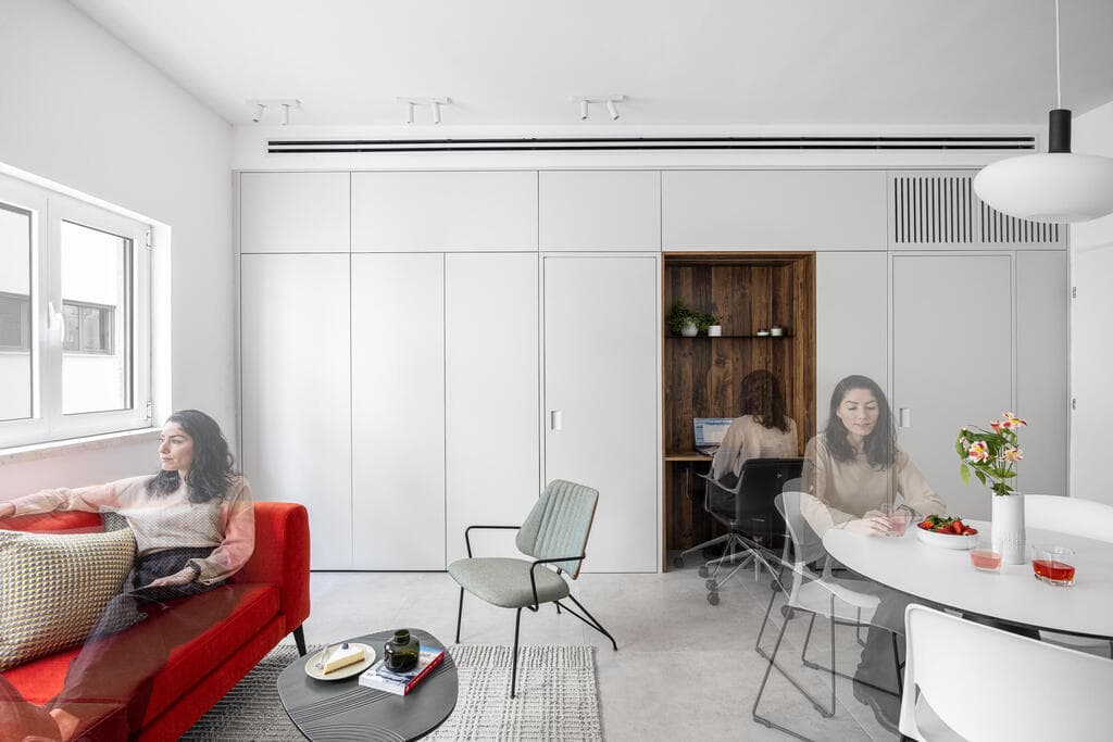 דירה קומפקטית, עיצוב: לירון וייס כהן, בתים מבפנים תל אביב 2024
