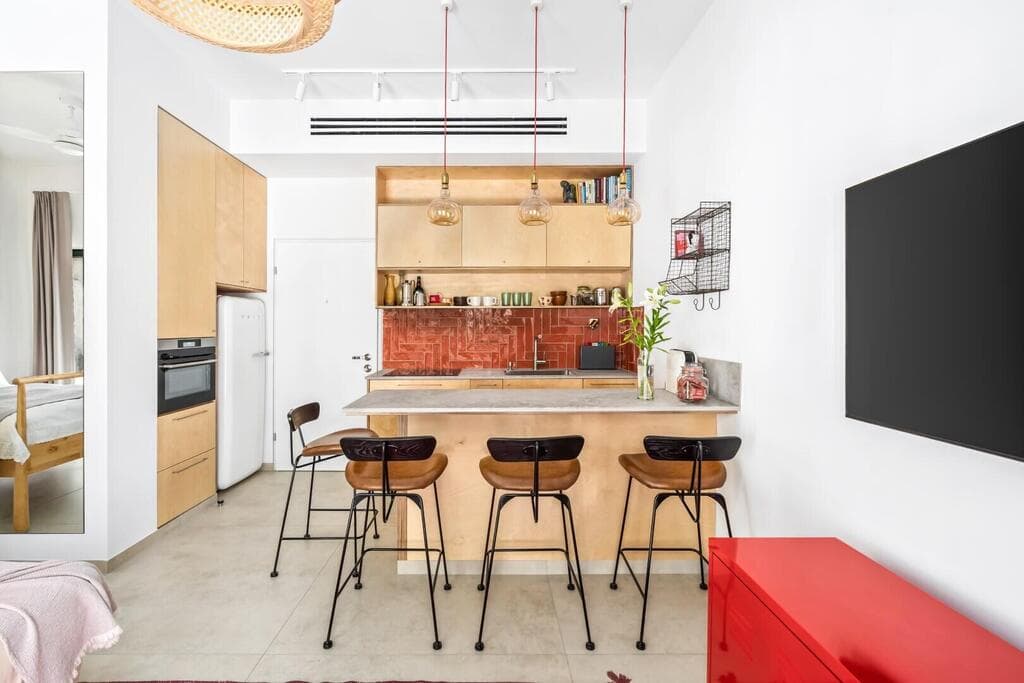דירת 30 מ"ר, עיצוב: דיאנה ויינינגר, בתים מבפנים תל אביב 2024