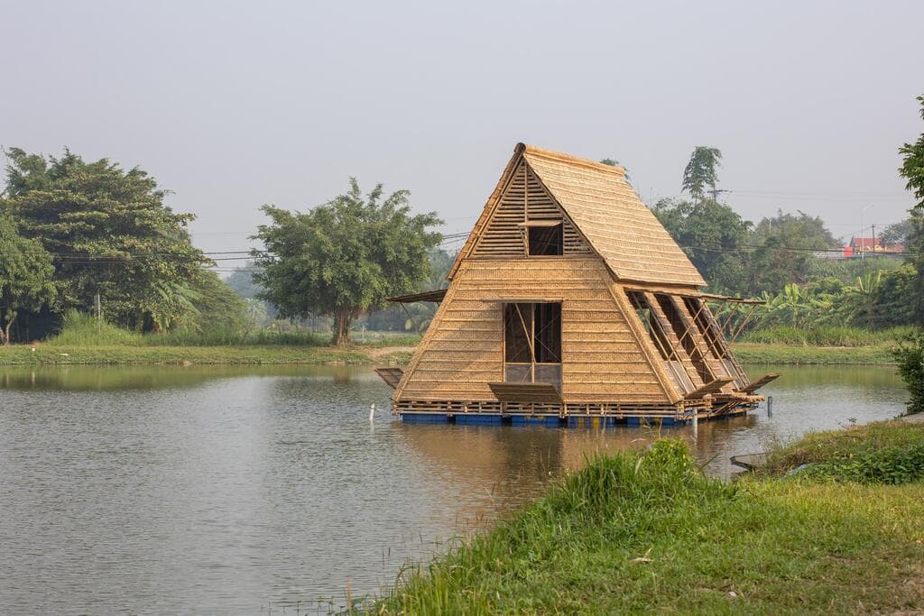 Floating Bamboo House, אדריכלות צפה
