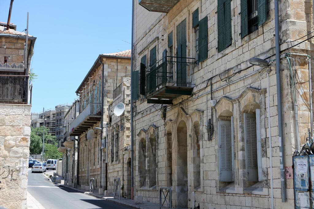 שכונת מוסררה, ירושלים. שימור