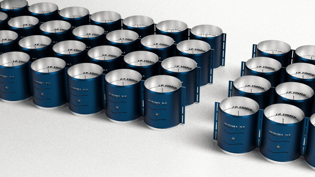 העבודה נר נשמה של טומי לי מהמחלקה לעיצוב תעשייתי